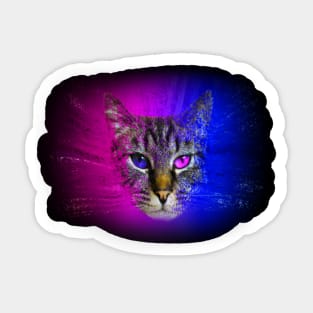 Cat neon Sticker